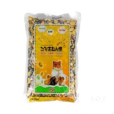AoT 스페셜 건강혼합사료(햄스터 다람쥐 기니피그 등) 600g 애견사료