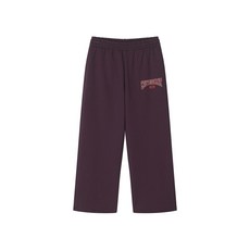 COVERNAT 키즈 브릿지 와이드 저지팬츠 버건디 CK2503JP36BU
