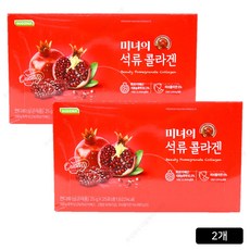 미녀의 석류 콜라겐 25포X2박스저분자 피쉬콜라겐 먹는 콜라겐 젤리 추천, 25회분, 625g, 2박스