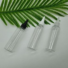 뾰족캡 공병 100ML 화장품 오일 소스 미용실 미용재료_ 20259766EA, 투명