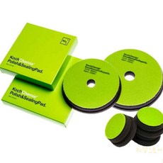 코흐케미 폴리쉬 앤 실링 패드 5인치 마무리 컴파운드 스펀지 광택 자동차 차량 세차, 1개