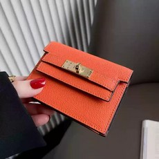 SIROSE 真皮頭層牛皮女證件包卡夾