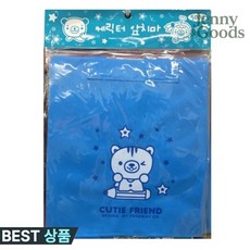 제니앤굿즈 캐릭터 비닐앞치마 소형 아동미술 주방놀이용