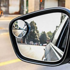 광각 미러 거울 각도조절 차량 사각지대 안전운전 각도조절 유리 백미러 원형 차량 보정 자동차+모티브코리아Shop, 사각지대미러2P–단품