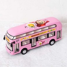 윤댕코코몽 아로미 2층 버스 장난감 완구, 1개, 상세페이지 참조
