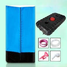 시골 목욕 필수품 철제 프레임 휴대용 화장실 접이식 캠핑 야외 탈의실 텐트, 1개, 25. 길이 너비 1m 높이 2m (두꺼워짐) 대형 검