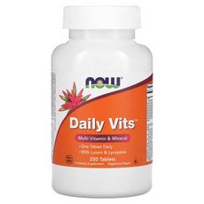 나우푸드 Daily Vits Multi Vitamin & 미네랄 250 타블렛, 250정, 1개