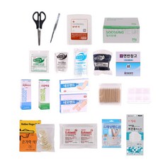 구급용품 19종 세트, 1세트