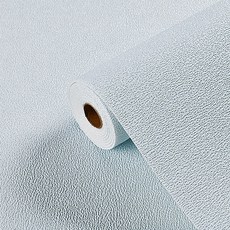 규조토 진흙 벽지길이 10미터접착식벽지차음 단열 방진방습장식3D벽지, 하늘색