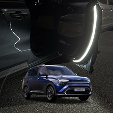 자이포라 기아 카렌스 LED 도어 비상 경고등 도어등 교체형 전방등 화장거울, 모듈만 추가(부속품X)/도어라이트모듈(1개)