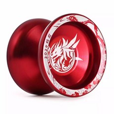 龍王 2024 鋁合金專業悠悠球, 紅龍王,死睡眠標配版, 1個