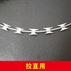 멧돼지 퇴치 철망 울타리 복회전 펜스 윤형철조망 미터 6MM두께 방범망 줄철망 담장, A. 아연도금재 직선화 100미터 나선 20미, 1개