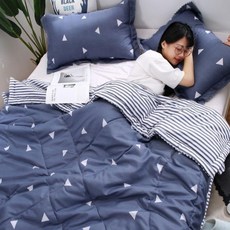 더벌라이트웨잇이불 차렵 이불 먼지없는 침구 사계절, 200x220cm_아보카도