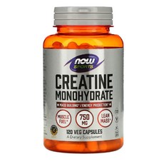 나우푸드 모노 크레아틴 750mg 120캡슐 2통 Creatine Monohydrate, 2개, 120정