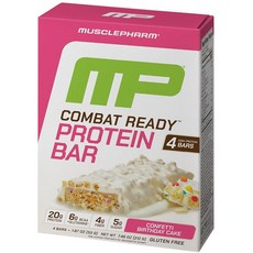 Combat Ready 컨페티 생일 케이크 바 4팩