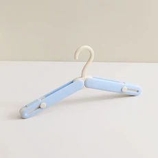 휴대용 접이식 여행용 옷걸이 공간 절약형 튼튼하고 미끄럼 방지 호텔 기숙사 가정용 다양한 색상의 플라스, 02 B-.blue