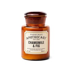 Paddywax Apothecary 藥劑師系列香氛蠟燭, 1個, 洋甘菊&無花果｜Chamomile,8oz