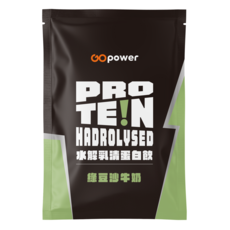 GOpower 水解乳清蛋白飲 綠豆沙牛奶, 1個, 35g