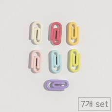 84x84 냉장고 현관문 인테리어 자석 마그네틱, 비비드클립7p