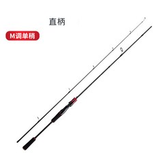 釣友俱樂部 路亞竿 碳素遠投 直柄 釣魚竿, SEE-S*1(M單稍)直柄,1.68