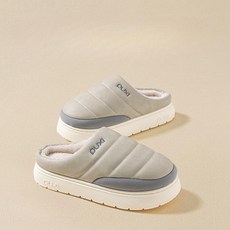 겨울 실내슬리퍼 남성용 미끄럼방지 거실 사무실용 홈슬리퍼