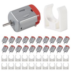 20pcs 마이크로 130 DC 모터 강력 자기 브러시드 전기 3V - 12V 25000 RPM 자동차 장난감 고속 토크 DIY 원격 제어 취미 금속 엔진 키트