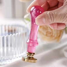 실링왁스 손잡이 반투명 일반형 입문용 청첩장, 반투명 블루 (8cm)