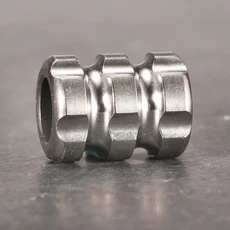 섹션 C EDC 티타늄 합금 나이프 비즈 우산 펜던트 로프 나이프 펜던트 야외 캠핑 가제트 팔찌 서바이벌 파, 01 Silver, 1개