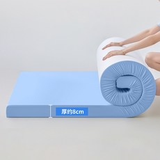 접이식 자취방 라지킹토퍼 두꺼운이불패드 바닥 돌침대요 매트리스 손님용, 1cm, 26_M타입 두께 8cm 80x190cm