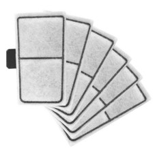 Lasuroa 탑 핀 EF-S 및 BF5 BETTAFLO용 필터 카트리지 10개 9.5x5.5cm/3.74x2.17x2.54cm 수족관 필터 미디어 어항 물 여과용 활성탄 포함, 10