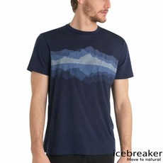 Icebreaker 山光絢麗 男款圓領短袖羊毛排汗衣 Core運動T恤 美麗諾羊毛 運動上衣