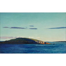Blubber Island Maine 아트포스터 감성선물, 그림만(매트지), 42X67.46