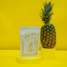 [칩스서울] 파인애플 반통 동결건조 과일칩 - FDA 할랄 BRC 국내 유일 인증, 5개, 40g