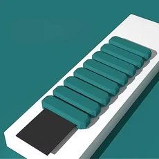 028 (1Lbs) 조절 가능한 손목 및 발목 트레이닝 웨이트 편안한 실리콘 아연 합금 요가 필라테스 카디오, 04 028-1lb-green