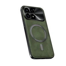 고급 가죽 메탈 링 마그네틱 비즈니스 폰 케이스 레드미 터보 5 4 3 K90 프로 맥스 K80 K50 K60 K70 울트, 01 China Mainland, 17 레드미 k60e, 04 Green