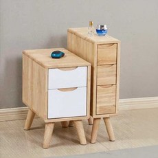원목 미니 15cm 침대옆 탁자 소형 침대 옆 원목 2단 25cm, 1개, 원목 2단 25cm 원백색