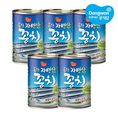 동원 꽁치 원터치, 5개, 300g