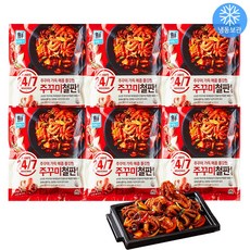 사조 대림선 양념 쭈꾸미 볶음 350g x 6개 / 밀키트 캠핑 요리 주꾸미