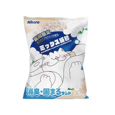 Nikoro 混合貓砂, 2.5kg, 1個, 茉莉香