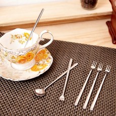 티스픈세트6개 롱티스푼 디저트스푼 커피티스푼 rod+585Gc