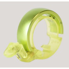 Knog Oi 經典款自行車鈴，銅色，適用於22.2mm車把, 綠色,L尺寸 31.8mm以內都可用, 1個