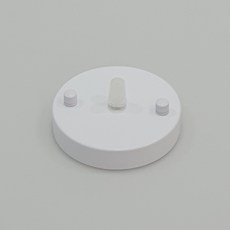 와이엠테크 펜던트 부속 후렌지 1등 원형 100파이 인테리어 조명, 화이트