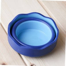 리크플 접이식 실리콘 미술용 물통 휴대용 붓씻개 미술물통 수채화도구