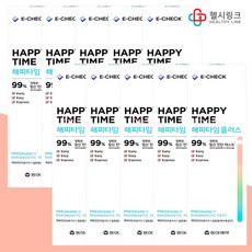 동아제약 해피타임 플러스 임신테스트기 99% 약국임테기 안심비밀배송, 1개입, 10개