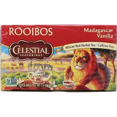 Celestial Seasonings Madagascar 바닐라 레드 티백 - 20개 (20개 팩), 2.1g, 20, 1