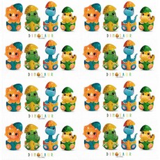 蝶古巴特DIY拼貼蝶谷巴特餐巾紙-可愛動物, 1個, 33x33cm四格圖