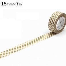 莫莫日貨 新裝上市 日本原裝 mt 2017SS 紙膠帶 和紙膠帶 - 圓點 金色 MT01D365R, 1個