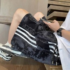 男士涼感運動短褲, 黑色