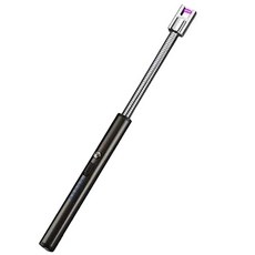 타죠마트 usb 충전식 캔들라이터 토치라이터 가스점화기 1p, 블랙카키