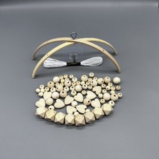 모빌 만들기 세트 대나무 반원형 태교 diy, 1개